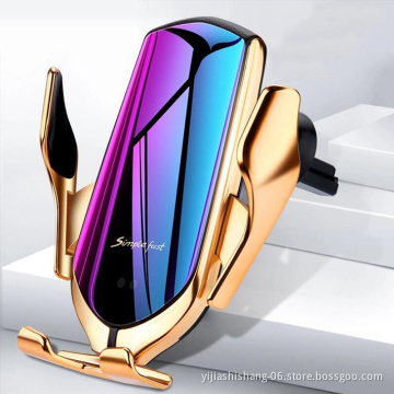 Smart Sensor Car Wireless Charger Infrared Auto-sens Air Vent Mount Smart Automatic Clamping Simple Fast Car Charger